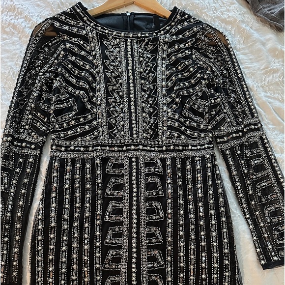 Aidan Mattox women's sequin beaded Mini dress size US2. Perfect condition - Picture 5 of 5